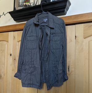 H&M gray cargo jacket